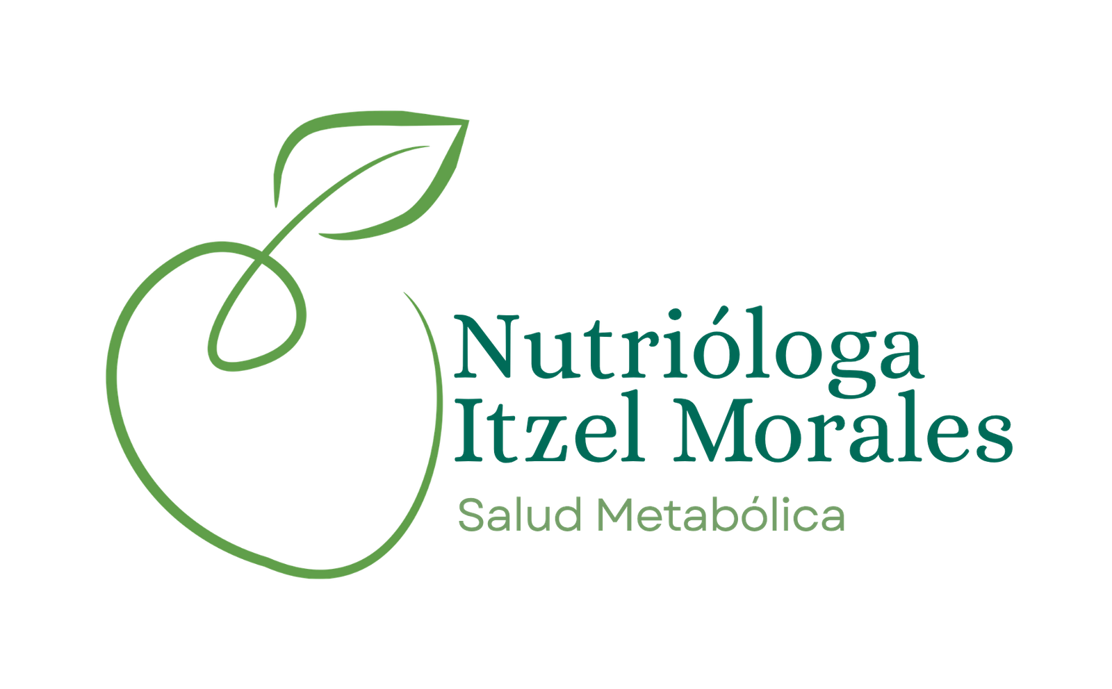 Logotipo Nutrióloga Itzel Morales