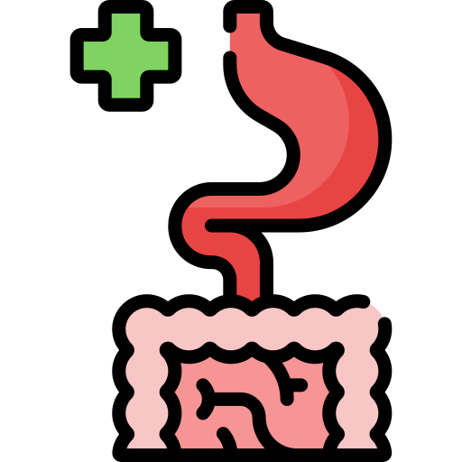 ícono de salud digestiva
